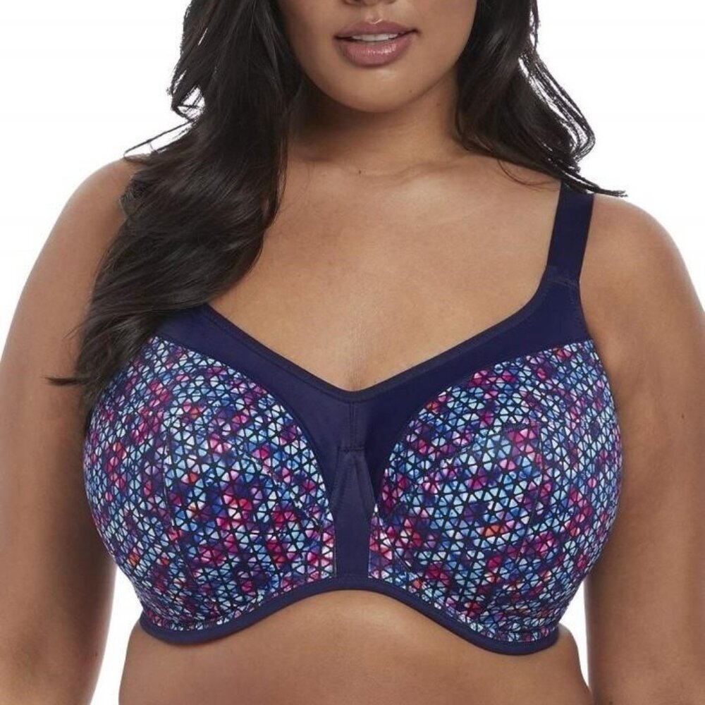 Elomi Multicolor Geometric Print Bra